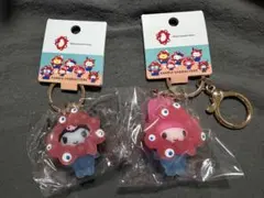 ミャクミャク　サンリオ　マイメロ、クロミキーホルダー
