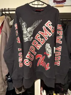 Supreme クルーネック スウェット ブラック