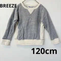 BREEZE トレーナー キッズ 120cm グレー　綿100%