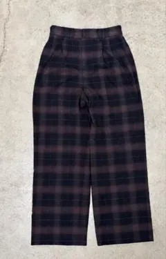 check pajama pants cityboy baggy y2k 極太