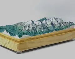 【素人作成 ジャンク扱】槍 穂高連峰 山岳立体模型 1/100,000のサムネイル