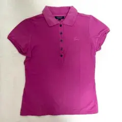 BURBERRY LONDON ピンク ポロシャツ 半袖 Sサイズ 1 コットン