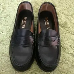 HARUTA ARVIN 4514 黒 23cm EE ローファー ブラック