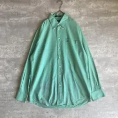 90s✨NAUTICA（XL）オックスフォードシャツ☘️ミントグリーン/Y2K