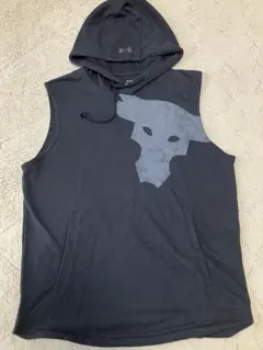 アンダーアーマー プロジェクトロック ノースリーブ スウェット パーカー