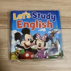 ディズニーおふろえほん Let's Study English 新品・未使用品