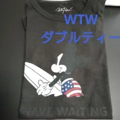 WTW ダブルティー Mickey Mouse サーフボード Tシャツ ブラックのサムネイル