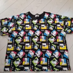 PEANUTS スヌーピー 総柄Tシャツ 150cm