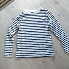 美品　モンベル　ボーダー　Tシャツ　長袖　トップス