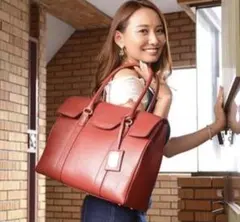 【美品】アンジーザキャット ビジネストー トバック 国産牛革