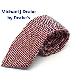 p*e様 Michael J Drake by Drake‘s 白×赤×紺　ネクのサムネイル