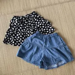 GU キュロット2枚セット 130