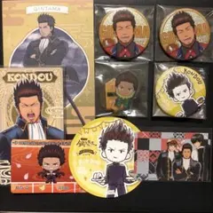 銀魂 近藤勲 グッズセット 缶バッジ アクリルスタンド