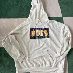 The Simpsons Bart Simpson パーカー ホワイトのサムネイル