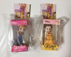 ディズニー　Qposket ミニチュアコレクション2 ベル　アナ
