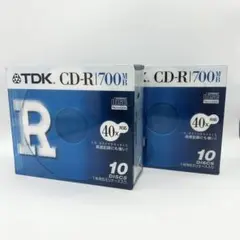 未開封 TDK 超硬 録音用CD-R 10枚 CD-RHC80PWX10A - メルカリ