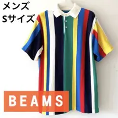 即日発送 ビームス BEAMS メンズ 半袖ニットポロシャツ Sサイズ 美品のサムネイル