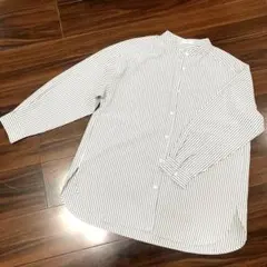 レディース　ストライプ Mサイズ 長袖シャツ