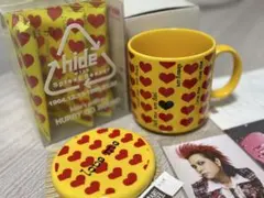 hide 10thメモリアルマグカップイエローハート新品 昴珈琲 XJAPAN