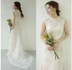 【美品】ドレスプロダクション　ソフトマーメイド　ウェディングドレス