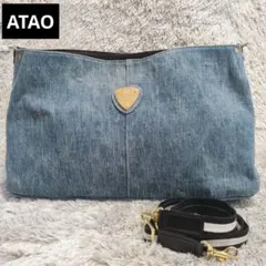 新品！ATAO 国産デニム使用 elvy denim ショルダーバッグ A4 - メルカリ