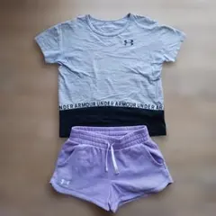 アンダーアーマー 　Tシャツ　ショートパンツ　セット売り　140cm