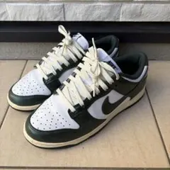 美品　ナイキ　ダンクロー　ビンテージグリーン　25.0cm