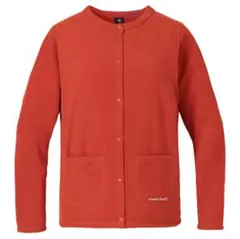 モンベル　シャミースカーディガン　赤