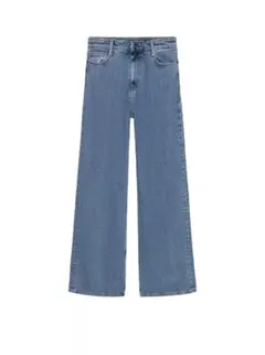 ZARA WOMAN wide leg ハイウエスト デニム 34サイズのサムネイル