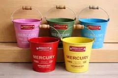【新品✮未使用】Mercury ミニバケツ　５色セットのサムネイル