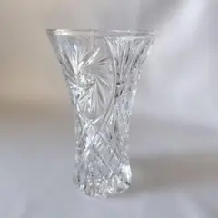 クリスタルガラス 花瓶 フレア型 - メルカリ