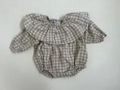 B.A.O フリル襟ロンパース サイズ1（80cm）