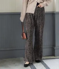 ベロア カジュアルパンツ