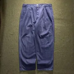 麻100%✨ARMEN ワンタックリネンパンツ ヘリンボーン ユニセックス 