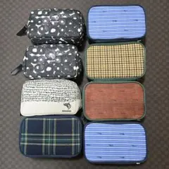 JAL ビジネスクラスアメニティポーチ セット まとめて8個