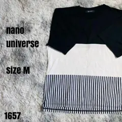 nano universe ナノユニバース Tシャツ 美品 M 1657