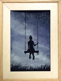 絵画　波の音に揺らされて　micchan作