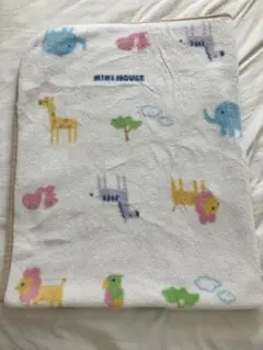 MIKI HOUSE ベビーコットンブランケット 90×115cm