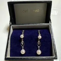 pearl house パール付きイヤリング