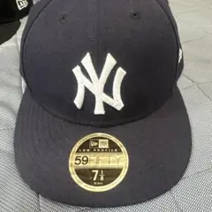 New Era ニューヨーク・ヤンキース キャップ 7 1/8 ネイビー