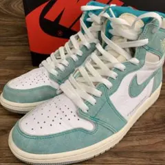 Z　美中古　ナイキ エアジョーダン1 レトロ ハイ OG ターボ グリーン