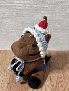 アイドルホース ボンネット メロンソーダ風 ブルー Sサイズ