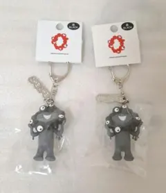 黒ミャクミャク キーホルダー ２個セット　関西万博