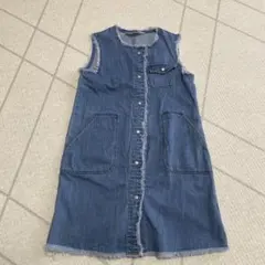 H&M デニムジャンバースカート ワンピース