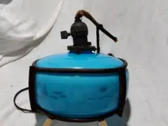 ♪古い青色ガラスの電気の笠　専用です。