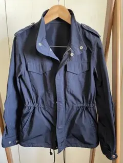 GREEN LABEL RELAXING ネイビー ミリタリージャケット 38