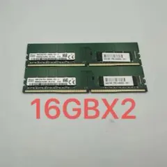 SKHYNIX DDR4 3200 ECC Unbuffered 16GBx2枚 - メルカリ