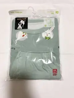 【新品未開封】UNIQLO ベビーパジャマ 90cmめがねうさぎ