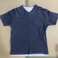 EDWIN フェイクレイヤード Vネック Tシャツ M