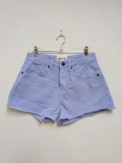 ROXY 薄紫 ショートパンツ フリンジヘム　ハイウエストのサムネイル